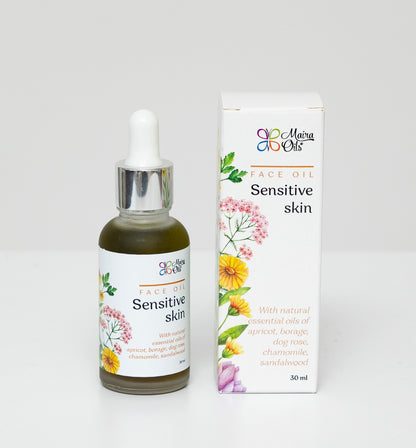 Face oil for sensitive skin